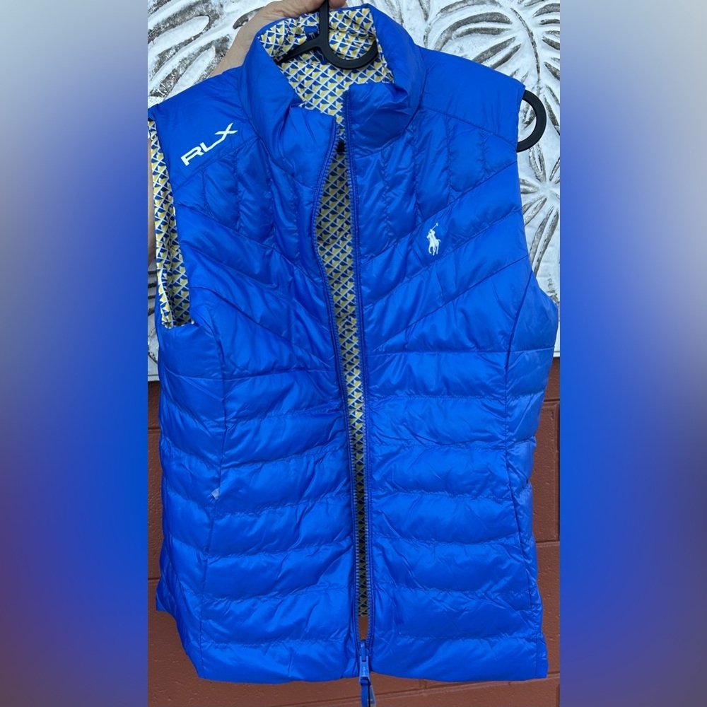 Ralph Lauren RLX Women’s Reversible Polo Golf Concept I Multi Size M $298 Vest